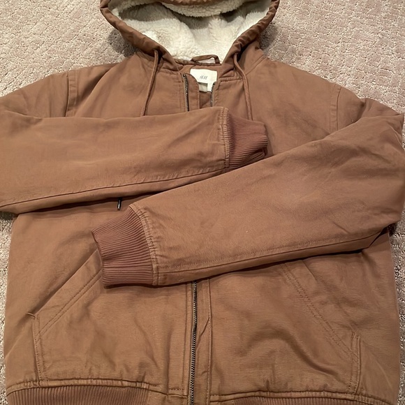 Men’s bomber-style tan jacket from H&M - Picture 2 of 2